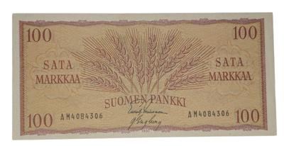 100 Markkaa 1957 AM4084306