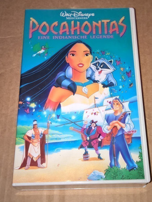 POCAHONTAS WALT DISNEY VHS SAKSA DUBBAUS