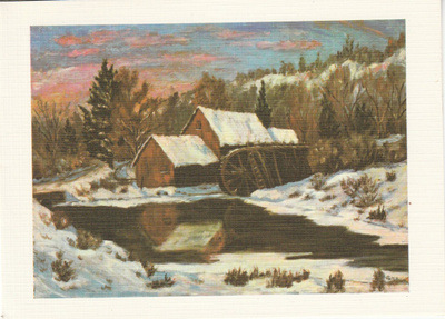 Postikortti, TAIDEKORTTI, B.HOGAN