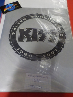KISS ALIVE / WORLDWIDE 1996-1997 USA KIERTUEKIRJA