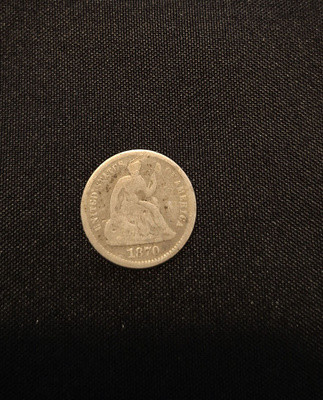 Usa Half dime 1870 Hopeaa