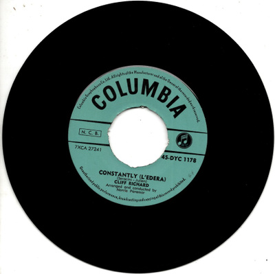 CLIFF RICHARD: Constantly (L'Edera) / True, True Lovin'  7"