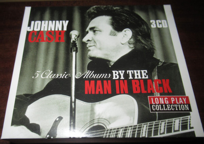 Johny Cash Man in black 3 cd-boxi
