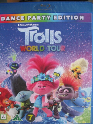 TROLLS WORLD TOUR/MAAILMANKIERTUE BLU-RAY