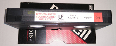 VHS TUPLA NAUTINTO K-16 UF ELOKUVA