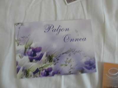 NO  1 - paljon onnea