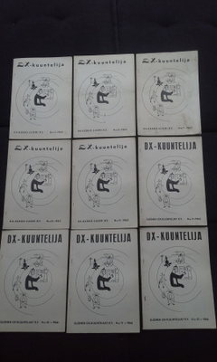 DX-KUUNTELIJA lehtiä 1963-1966 (9 kpl)