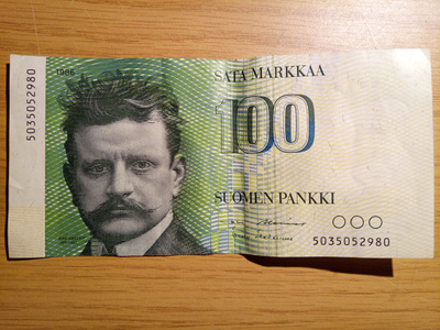 100 markka1986