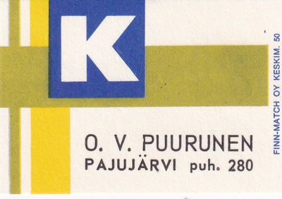 Pajujärvi. O. V. Puurunen    6/1