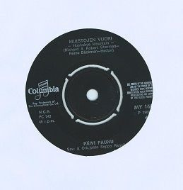 Päivi Paunu 7" Muistojen vuori  1969
