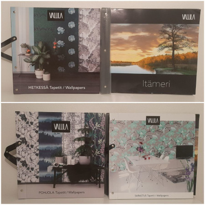 Askarteluun tai sisustukseen Vallilan tapettia / kuvia