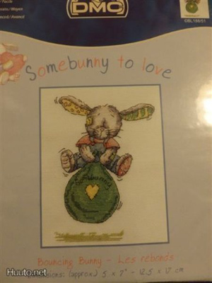 Ristipistopakkaus Bouncing Bunny Somebunny DMC