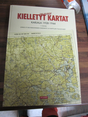 KIELLETYT KARTAT : KARJALA 1928-1944 ( hienokuntoinen )