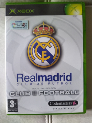 REAL MADRID CLUB FOOTBALL XBOX PELI
