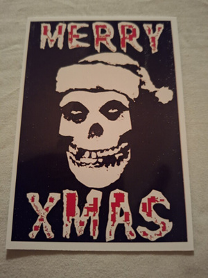 MISFITS --- Xmas postikortti--- 9.5cm x 13.5cm