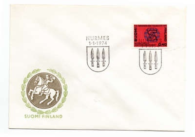Nurmes: vaakuna, kaupunki  (erikoisleima 1.1.1974)