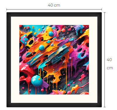 Uusi uniikki Pop art print taulu 40 cm x 40 cm