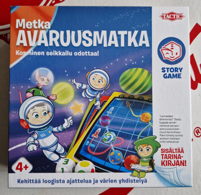 Metka Avaruusmatka peli.  uudenveroinen