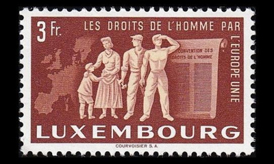 Luxemburg 482 * Euroopan yhdentyminen 3 Fr (1951)