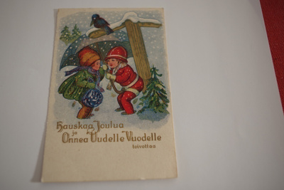 Joulukortti 1920-luvulta