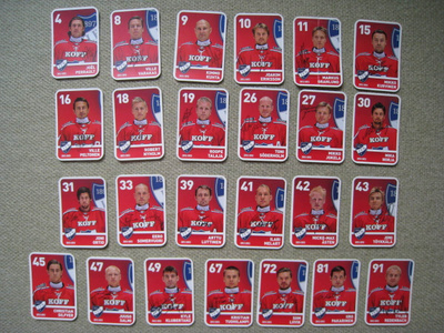 25 kpl HIFK Team Issue 2012-2013 -kortteja