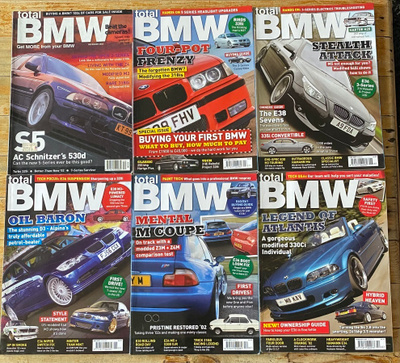6x total BMW lehti/ magazine