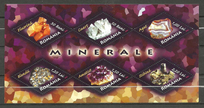 MINERAALIT geologia-aiheinen blokki ROMANIA 2006 **