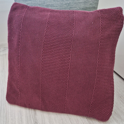 Luhta Home burgundy neulos Koristetyynynpäällinen yht. 2kpl