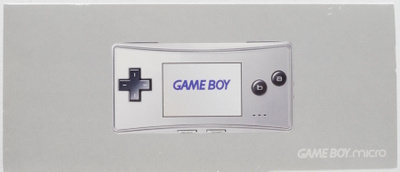 Game Boy Advance Micro Silver Console