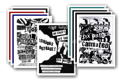 SEX PISTOLS -- promo postikorttisetti x10  (UPEA lahja!) #2