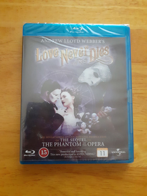 Love Never Dies  UUSI BLU-RAY