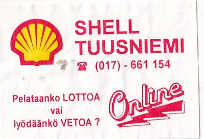 Tuusniemi, , SHELL 1/9