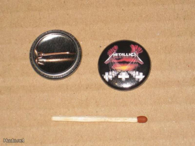 Metallica Master Of Puppets rintanappi 1" J5