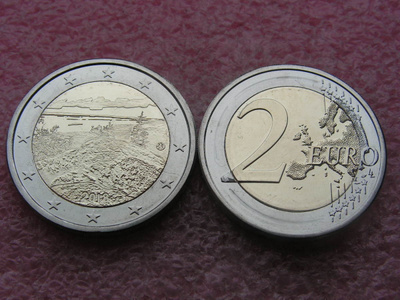 Suomi 2 € 2018 Suomalaiset kansallismaisemat Koli