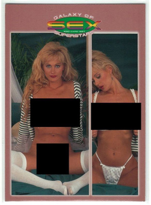 1997 Hot Shots Galaxy of Sex Superstars #77 Catalina