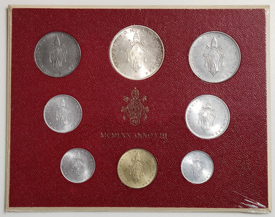 Vatikaani 1970 kolikkosetti, UNC