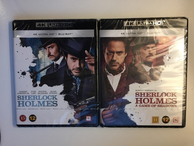 Sherlock Holmes 2 elokuvaa (4K Ultra HD + Blu-ray) UUSI