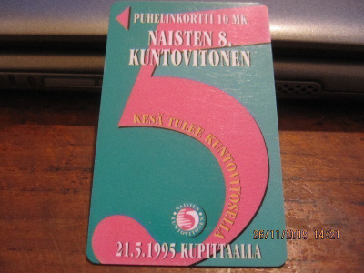Naisten 8. Kuntovitonen puhelinkortti