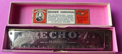 Huuliharppu Hohner Echo antiikki mallia