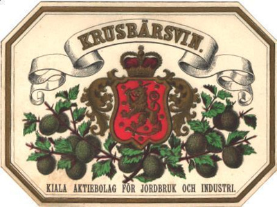 TODELLA KOMEA ETIKETTI 1890-LUVULTA PORVOO KIALA KARTANO