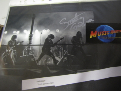 THIN LIZZY PROMOKUVA SCOTT GORHAM NIMIKIRJOITUS