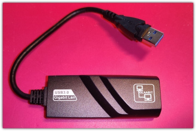 USB A / USB 3.0 - RJ45 1 Gigabit verkkokortti  #29396