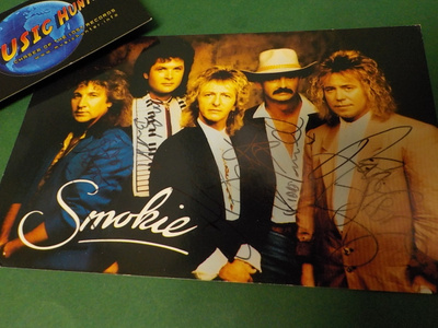 SMOKIE KOKO BÄNDIN [86-95] NIMIKIRJOITUKSET PROMOKORTISSA