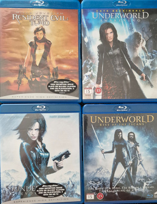 Underworld+Resident evil 4kpl -Blu-ray