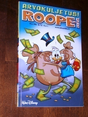 Roope-Setä Taskulehti  8 / 2012 (396) - Walt Disney