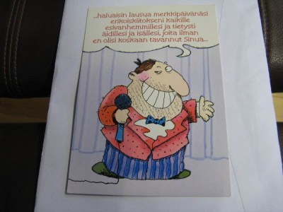 Haluaisin lausua merkkipäivänäsi...