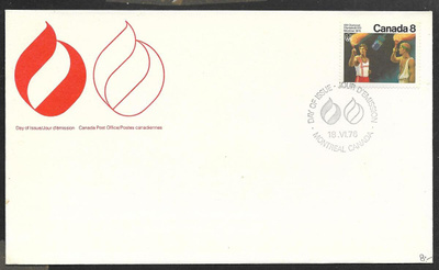 Postiläh. - Kanada Olympia FDC (Mic. 630)