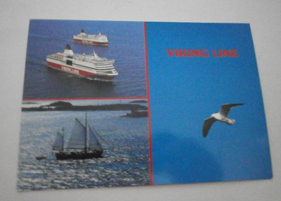 Viking Line, kolmikuvakortti, ei p.