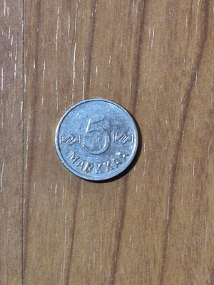 5 markkaa 1955, Suomi