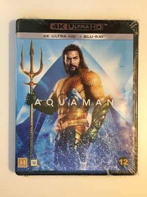 Aquaman (4K Ultra HD + Blu-ray) Jason Momoa (UUSI) 2018